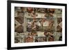 The Sistine Chapel: The Fall-Michelangelo Buonarroti-Framed Giclee Print