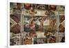 The Sistine Chapel: The Fall-Michelangelo Buonarroti-Framed Giclee Print