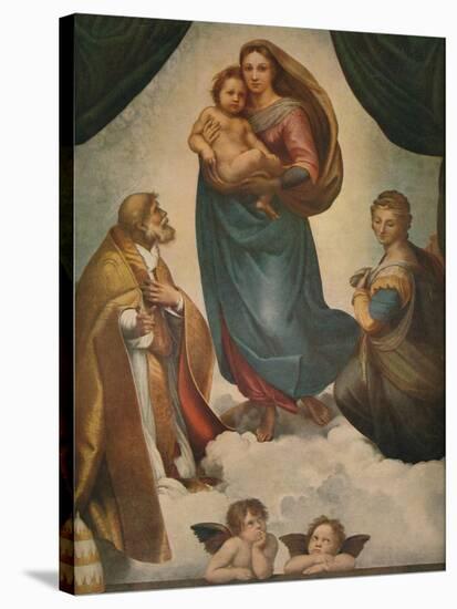 'The Sistine Madonna', 1512, (1911)-Raphael-Stretched Canvas