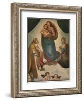 'The Sistine Madonna', 1512, (1911)-Raphael-Framed Giclee Print