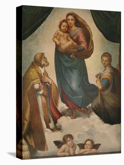 'The Sistine Madonna', 1512, (1911)-Raphael-Stretched Canvas