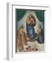 The Sistine Madonna, about 1513-Raphael-Framed Giclee Print