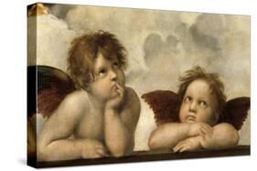 The Sistine Madonna (Detail)-Raphael-Stretched Canvas