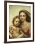 The Sistine Madonna, Madonna and Child with Pope Sixtus II and Saint Barbara, C. 1512-Raphael-Framed Giclee Print