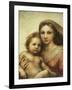 The Sistine Madonna, Madonna and Child with Pope Sixtus II and Saint Barbara, C. 1512-Raphael-Framed Giclee Print