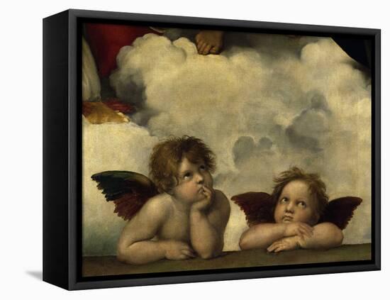 The Sistine Madonna-Raphael-Framed Stretched Canvas