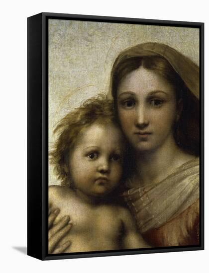 The Sistine Madonna-Raphael-Framed Stretched Canvas