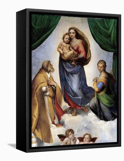 The Sistine Madonna-Raphael-Framed Stretched Canvas