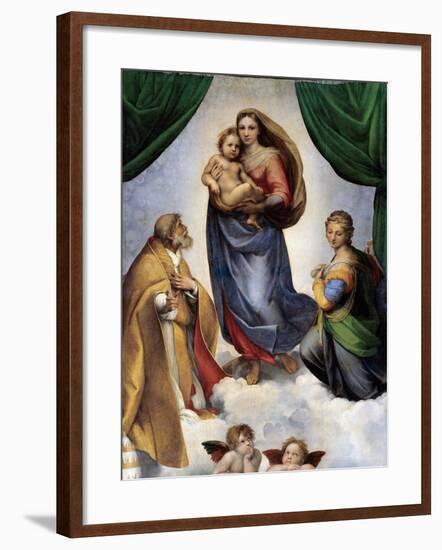 The Sistine Madonna-Raphael-Framed Giclee Print