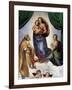 The Sistine Madonna-Raphael-Framed Giclee Print