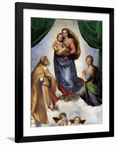 The Sistine Madonna-Raphael-Framed Giclee Print