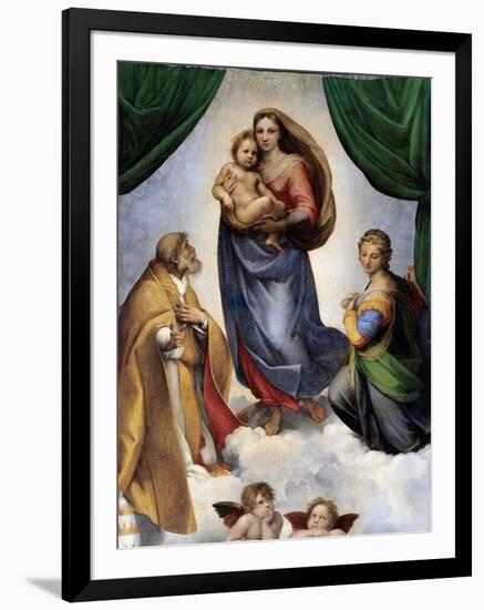 The Sistine Madonna-Raphael-Framed Giclee Print