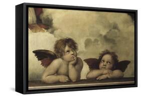 The Sistine Madonna-Raphael-Framed Stretched Canvas