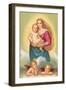 The Sistine Madonna-Raphael-Framed Premium Giclee Print