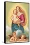 The Sistine Madonna-Raphael-Framed Stretched Canvas