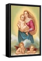 The Sistine Madonna-Raphael-Framed Stretched Canvas