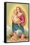 The Sistine Madonna-Raphael-Framed Stretched Canvas