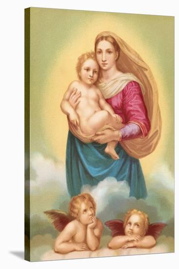 The Sistine Madonna-Raphael-Stretched Canvas