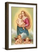 The Sistine Madonna-Raphael-Framed Giclee Print