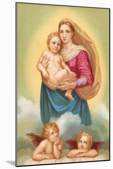 The Sistine Madonna-Raphael-Mounted Giclee Print