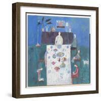 The Sit Down Meal, 2004-Susan Bower-Framed Giclee Print