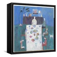 The Sit Down Meal, 2004-Susan Bower-Framed Stretched Canvas