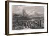 The Site of Pompeii-J Havell-Framed Art Print