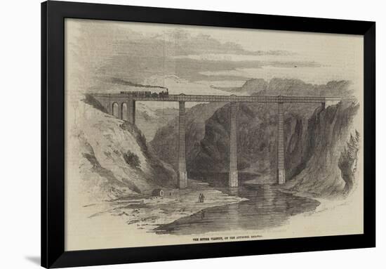 The Sitter Viaduct, on the Appenzel Railway-null-Framed Giclee Print