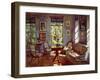 The Sitting Room in the Manor House Rozhdestveno, 1916-Stanislav Yulianovich Zhukovsky-Framed Giclee Print