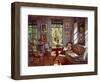 The Sitting Room in the Manor House Rozhdestveno, 1916-Stanislav Yulianovich Zhukovsky-Framed Giclee Print