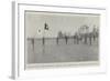 The Situation in the Philippines, American Signal Corps Laying a Telegraph Line under Fire-null-Framed Giclee Print