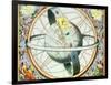 The Situation of the Earth in the Heavens-Andreas Cellarius-Framed Giclee Print