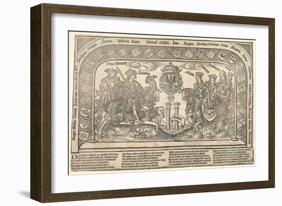 The Six Children of Philip the Handsome, C. 1523-Jan van Nieulandt-Framed Giclee Print