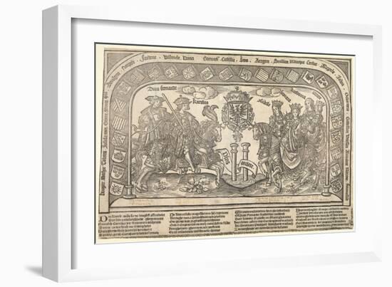 The Six Children of Philip the Handsome, C. 1523-Jan van Nieulandt-Framed Giclee Print