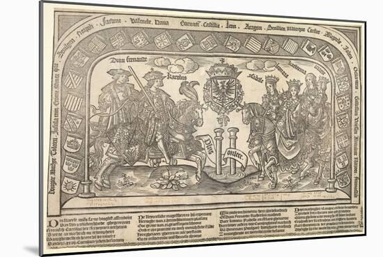 The Six Children of Philip the Handsome, C. 1523-Jan van Nieulandt-Mounted Giclee Print