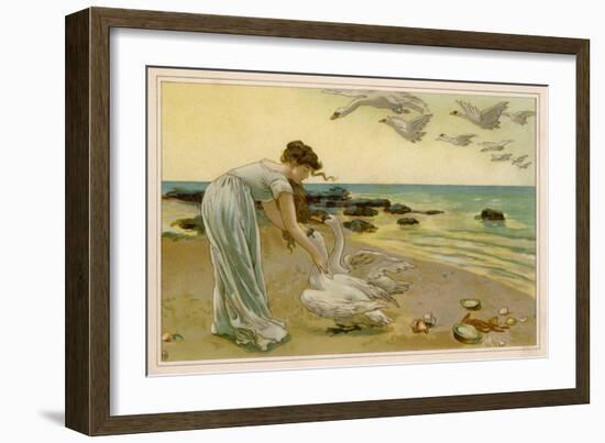 The Six Swans Havers-null-Framed Art Print