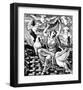 The Six Swans-Walter Crane-Framed Premium Giclee Print