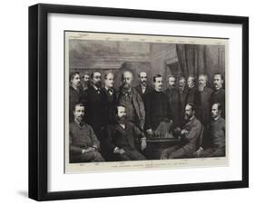 The Sixteen Leading Chess Players of the World-null-Framed Giclee Print