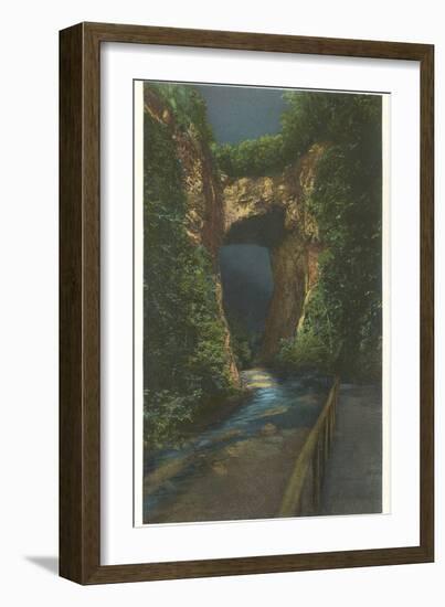 The Sixth Day, Natural Bridge, Virginia-null-Framed Art Print