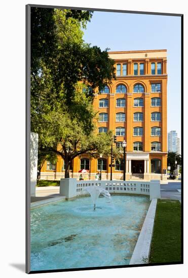 The Sixth Floor Museum at Dealey Plaza, Texas School Book Depository, Dallas, Texas, U.S.A.-Kav Dadfar-Mounted Photographic Print