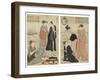 The Sixth Month, from the Series Twelve Months in the South (Minami Juni Ko), C.1784-Torii Kiyonaga-Framed Giclee Print