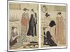 The Sixth Month, from the Series Twelve Months in the South (Minami Juni Ko), C.1784-Torii Kiyonaga-Mounted Giclee Print