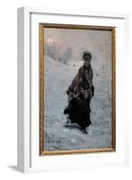 The Skater, 1875 (Oil on Panel)-Giuseppe Or Joseph De Nittis-Framed Giclee Print