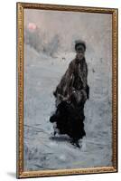 The Skater, 1875 (Oil on Panel)-Giuseppe Or Joseph De Nittis-Mounted Giclee Print