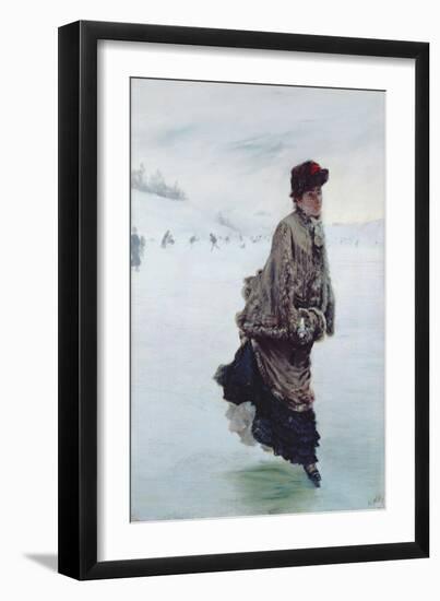 The Skater-Giuseppe De Nittis-Framed Giclee Print