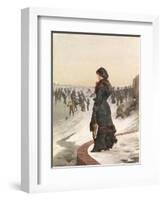 The Skater-Edward John Gregory-Framed Giclee Print