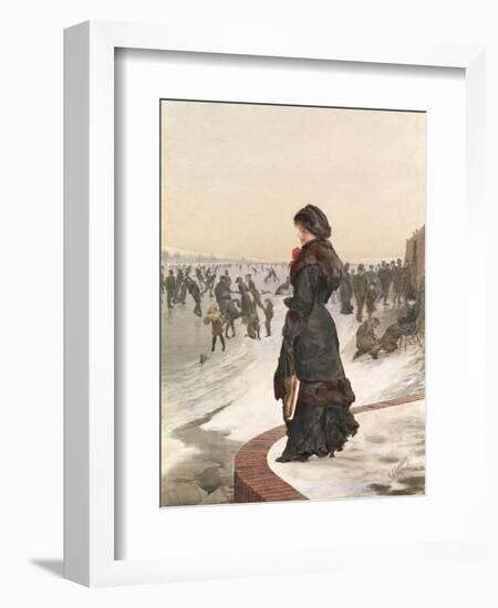 The Skater-Edward John Gregory-Framed Giclee Print