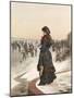 The Skater-Edward John Gregory-Mounted Giclee Print