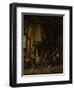 The Skaters: Peasants in an Interior, 1650-Adriaen Jansz. Van Ostade-Framed Giclee Print