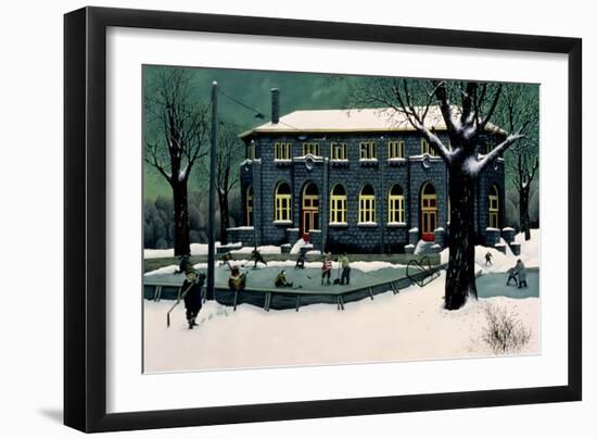 The Skaters-Stephane Poulin-Framed Giclee Print